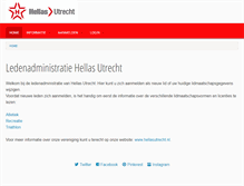 Tablet Screenshot of hellas-utrecht.nl